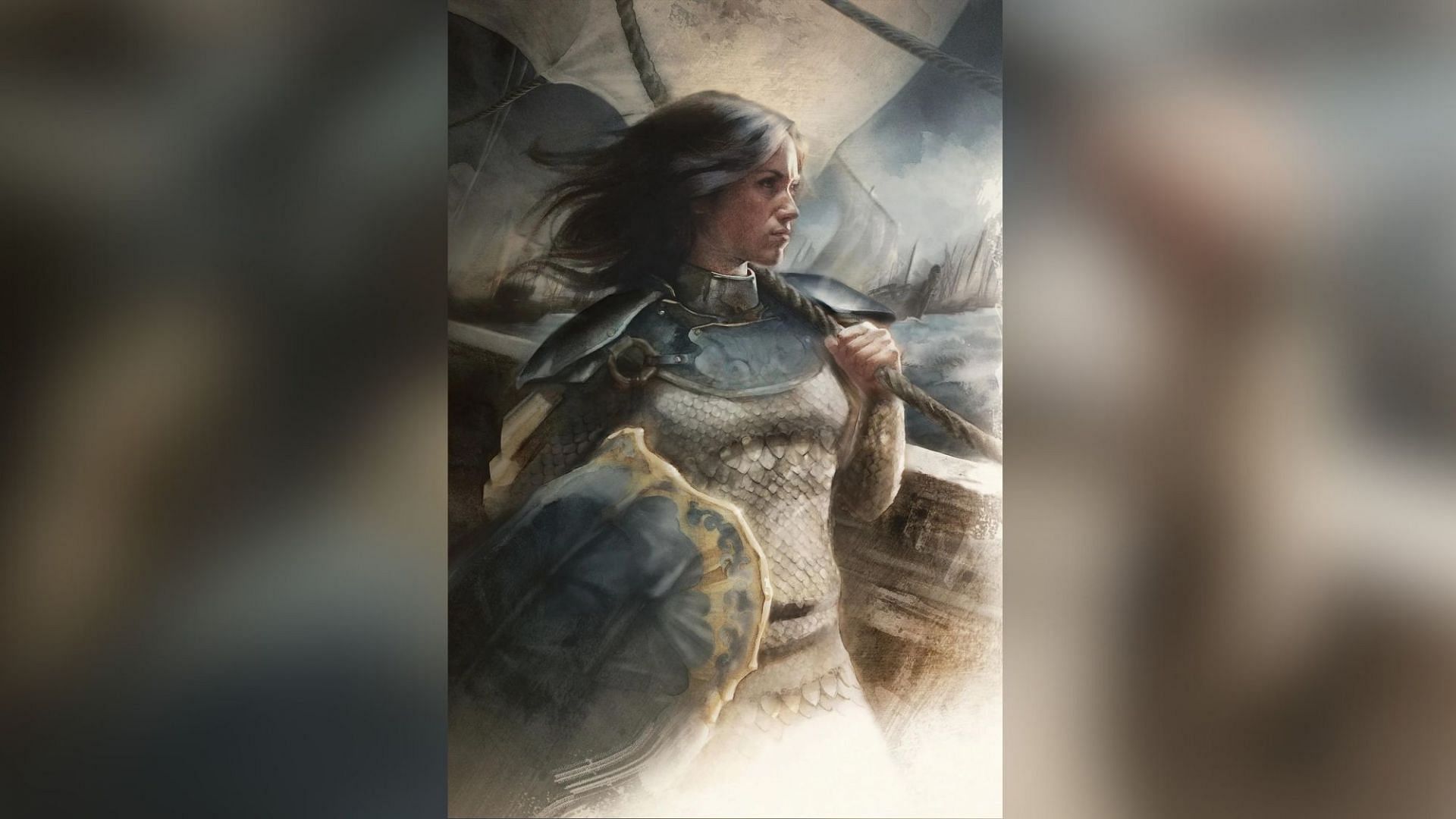 An illustration of Princess Nymeria by J.K. Drummond