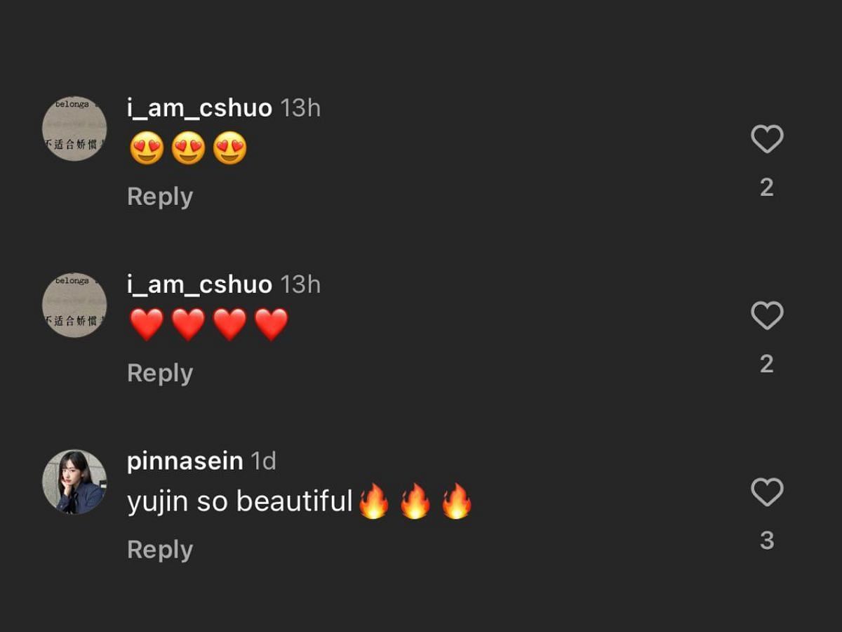 Fans appreciate Yujin&rsquo;s look for the Fendi Fall/Winter show (Image via Instagram/@fendi)