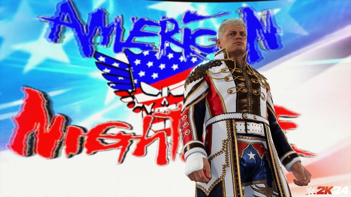 &quot;The American Nightmare&quot; Cody Rhodes (Image via 2K Games)