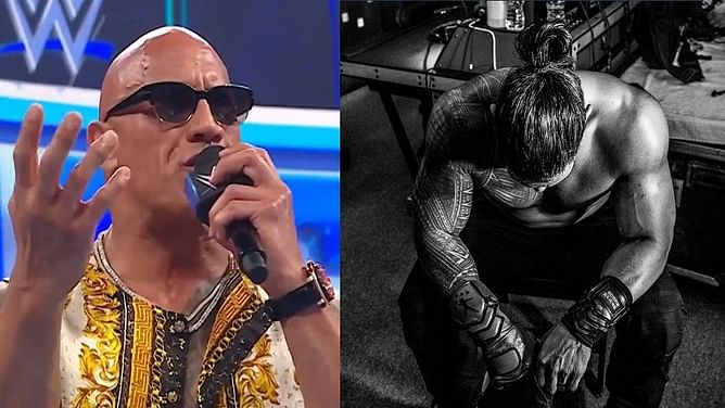Roman Reigns sends two-word message after The Rock joins The Bloodline