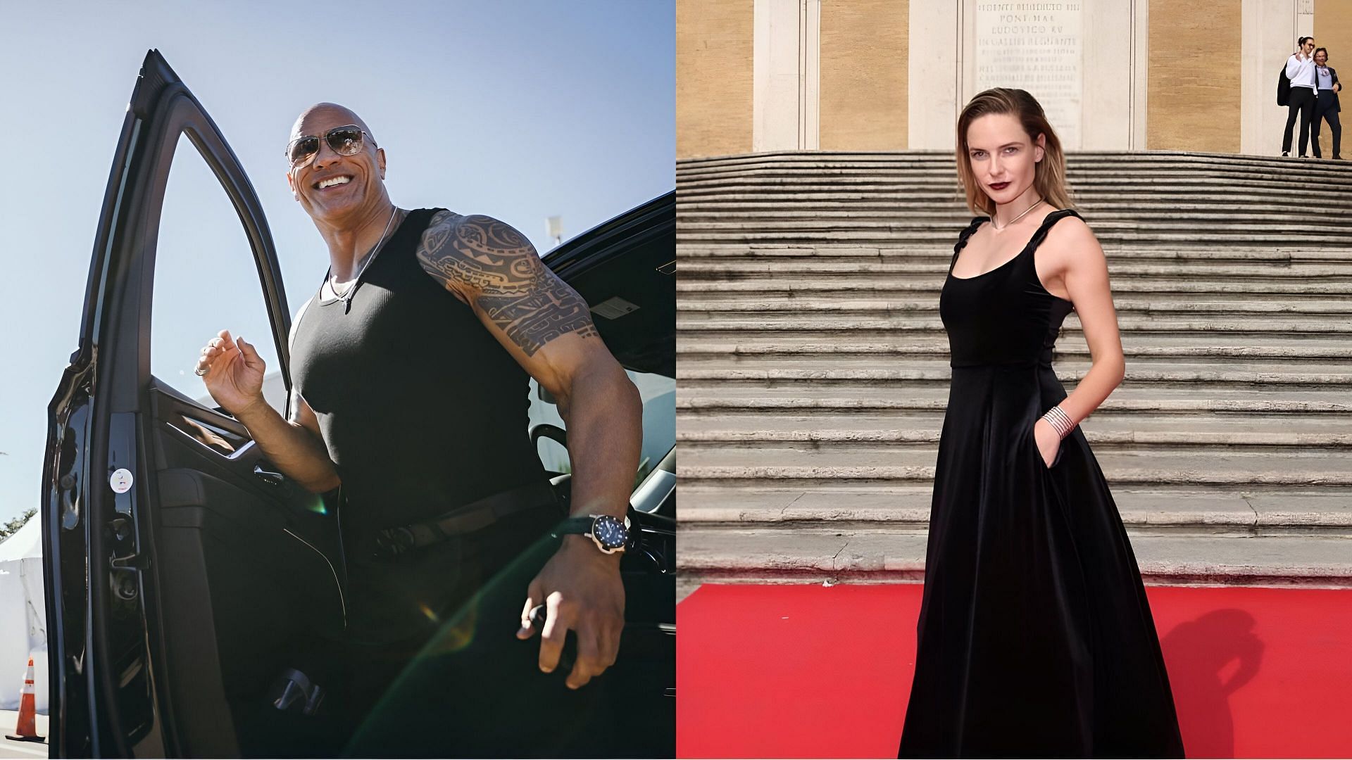 The pair have been friends and colleagues for a long time. (Image via Instagram/@TheRock and @Rebecca_Ferguson)