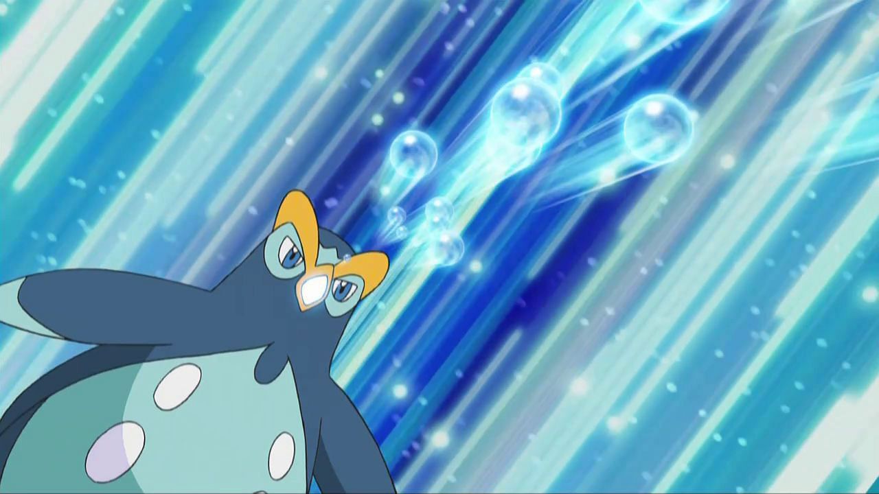 Prinplup, as seen in the anime (Image via The Pokemon Company)