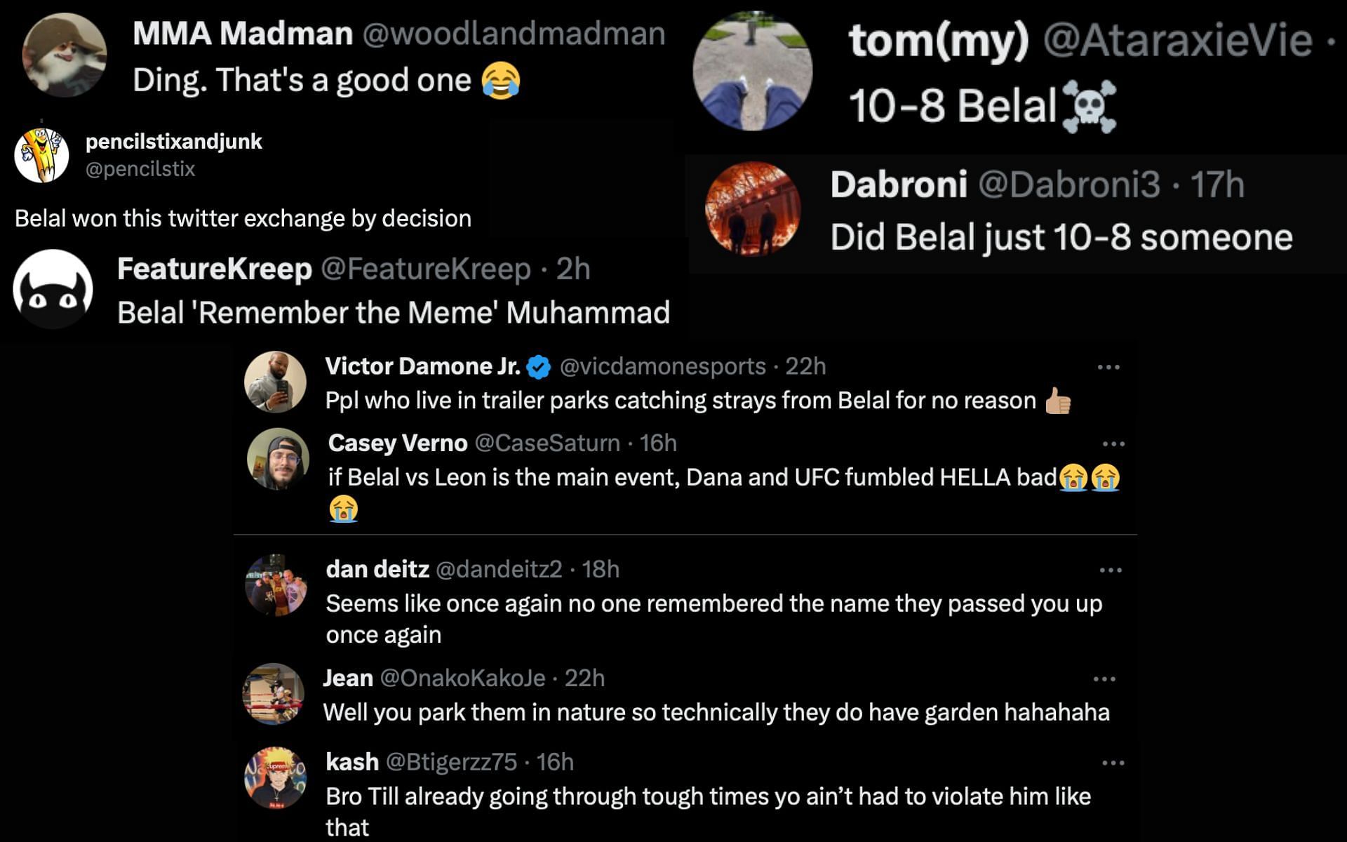 Fans react to Belal Muhammad&#039;s fiery retort to Darren Till. [via X]