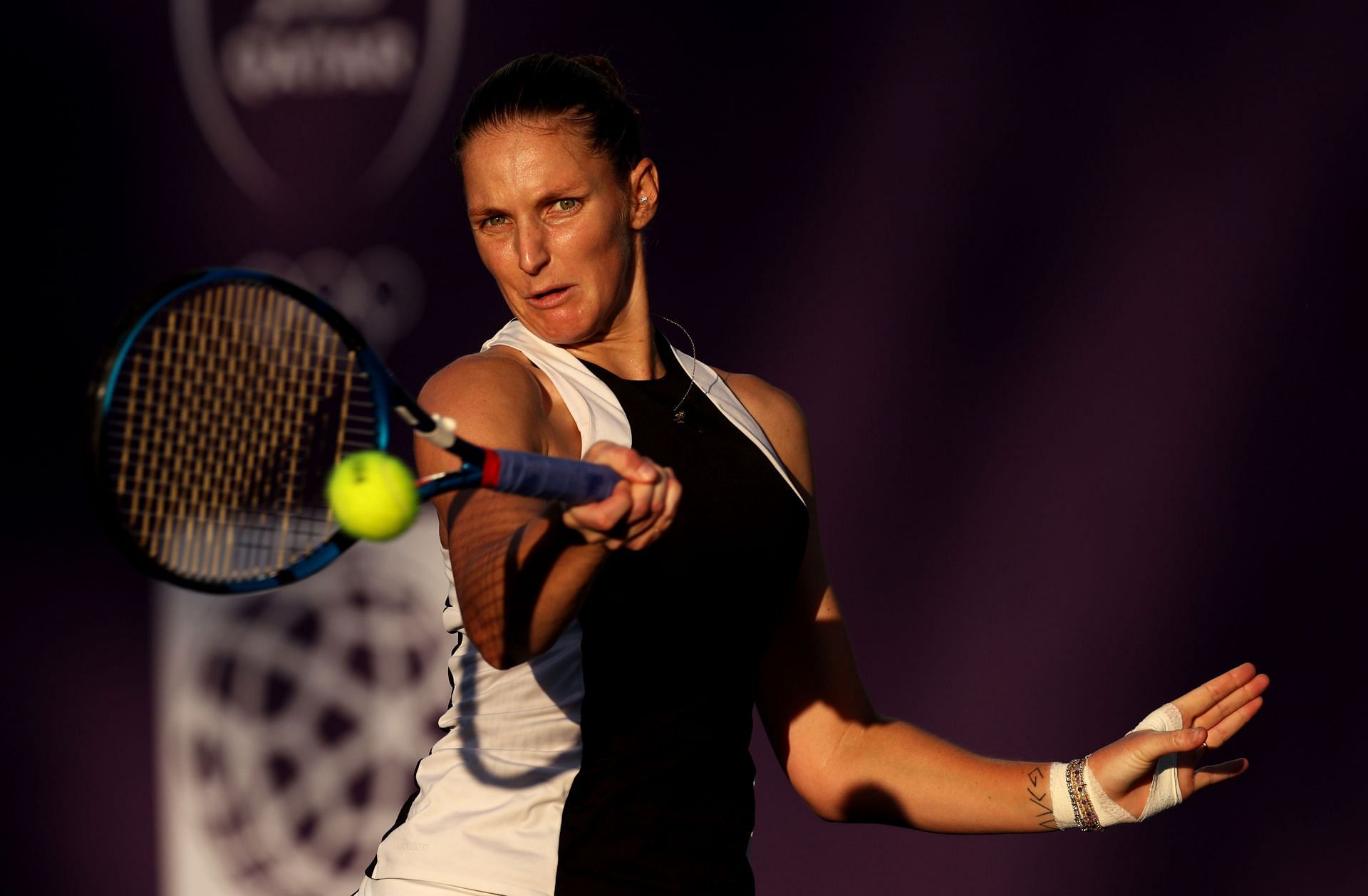 Karolina Pliskova at the 2024 Qatar Open.