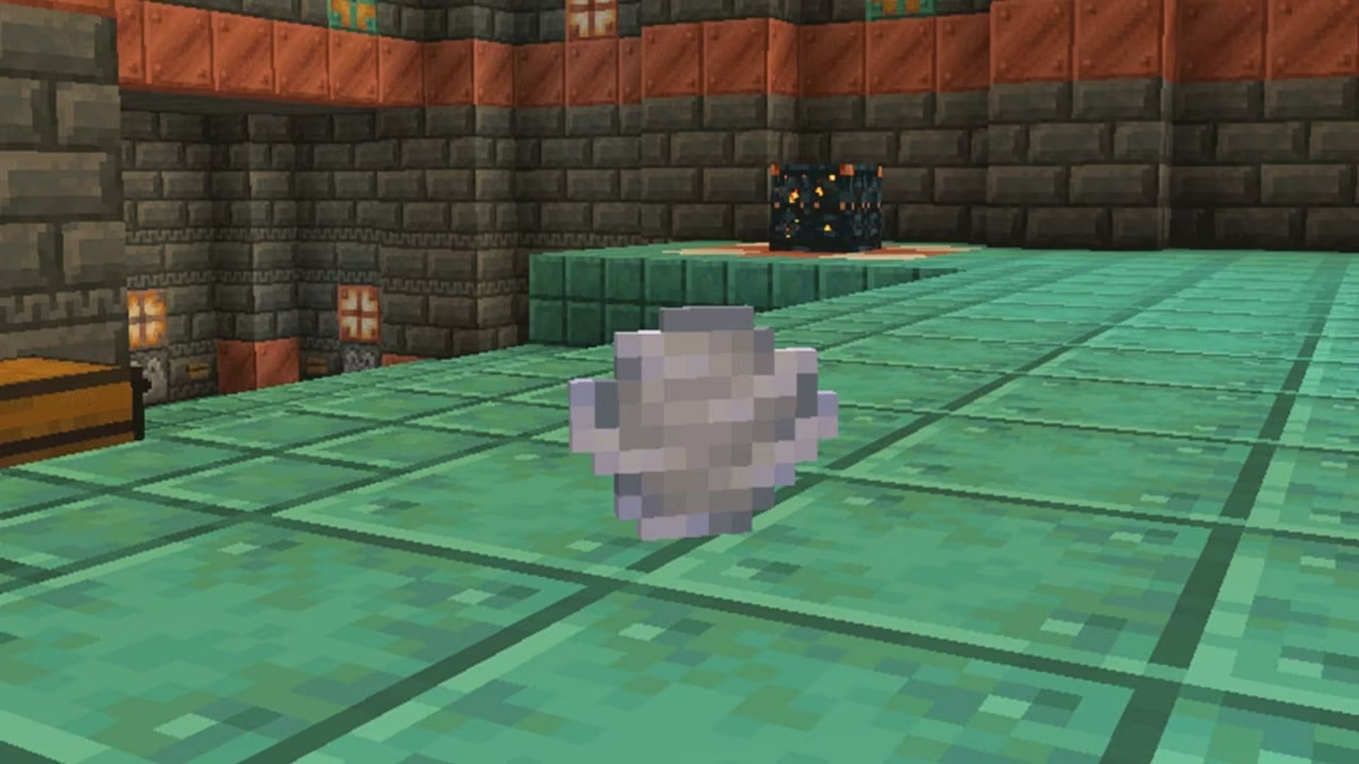 La charge du vent dans Minecraft (image via Mojang Studios)