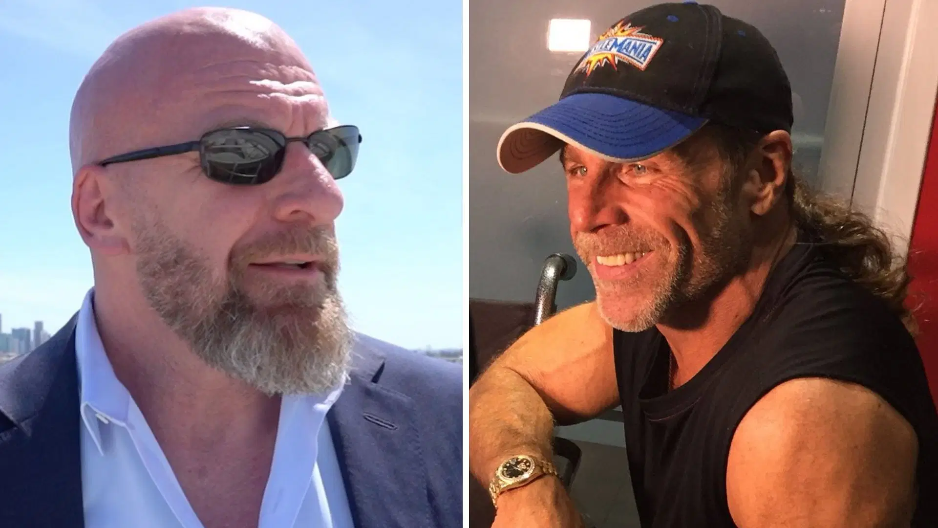 Triple H on the left and Shawn Michaels on the right [Image credits: Triple H