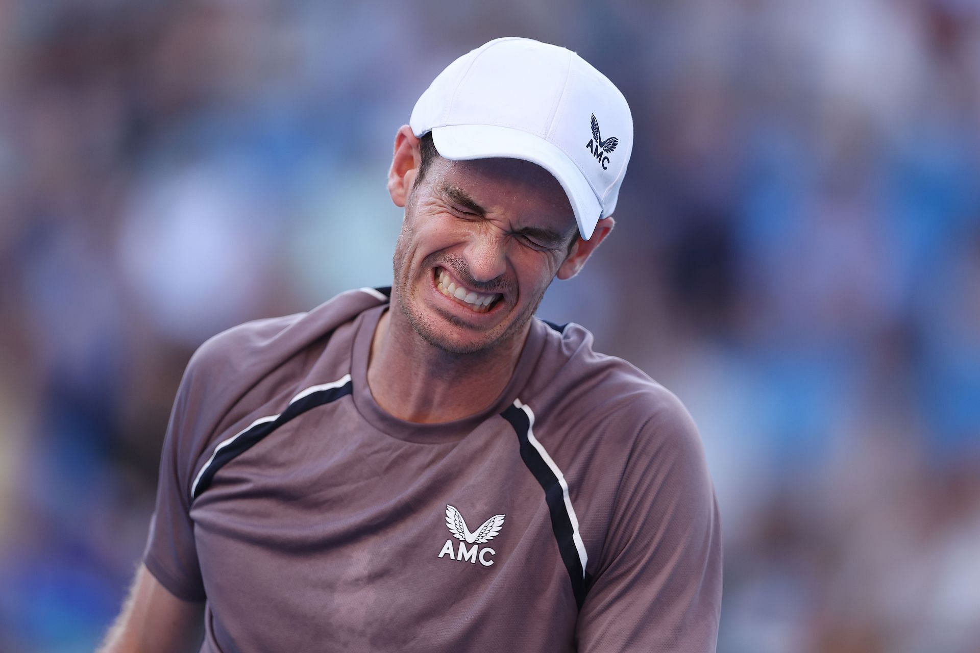 Andy Murray at the 2024 Australian Open - Getty Images