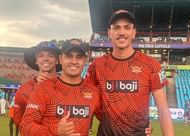 Marco Jansen with his teammates (Credits: X/SunrisersEC)