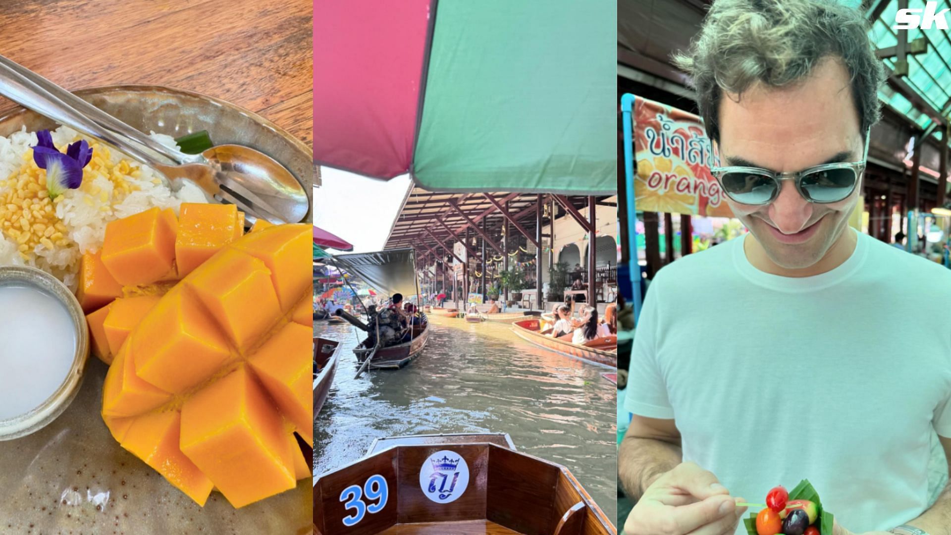 Snippets from Roger Federer&#039;s vacation to Thailand