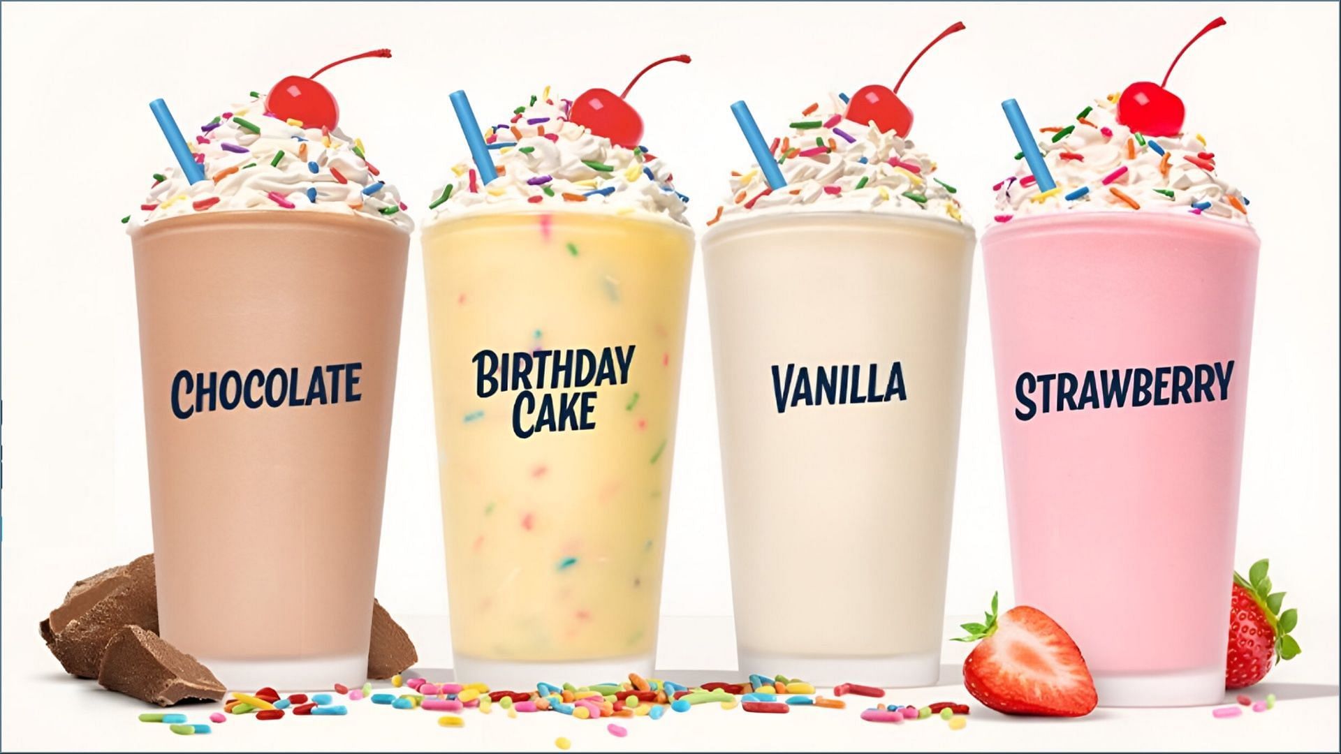 The returning milkshakes are priced at $4.99 each (Image via Zaxby&rsquo;s)