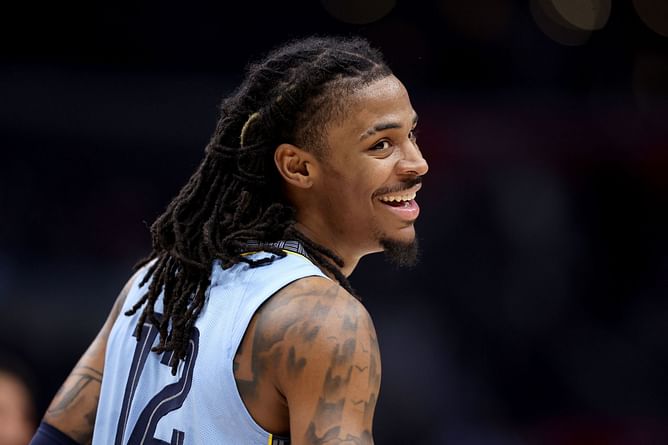 Ja Morant gives props to DJ Khaled rocking Grizzlies star’s tracksuit with $13,000 Louis Vuitton bag
