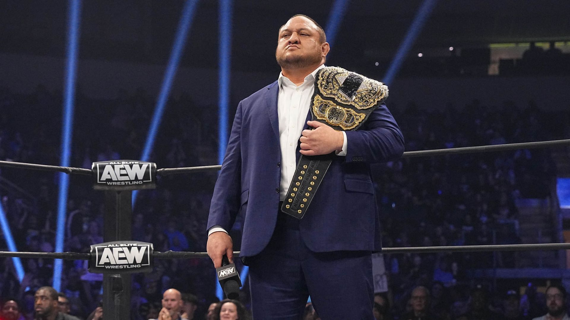 Samoa Joe is the AEW World Champion [Photos courtesy of AEW