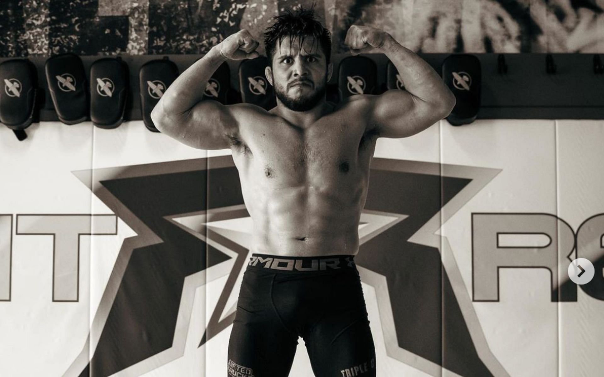 Henry Cejudo at the Fight Ready gym ahead of UFC 298 [Photo Courtesy @henry_cejudo on Instagram]