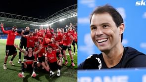 Rafael Nadal reacts to home team Mallorca sealing first Copa del Rey final in two decades after thrilling win against Real Sociedad on penalties