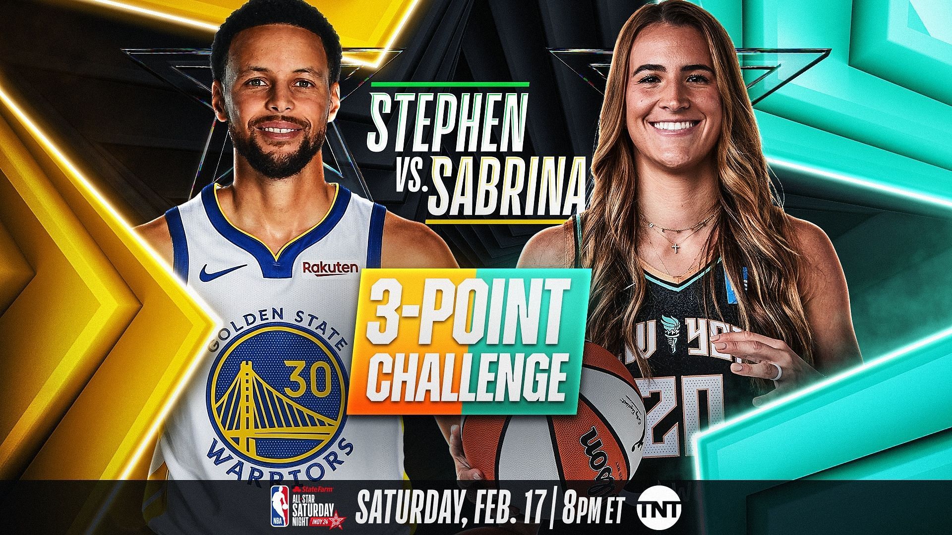 Stephen vs. Sabrina 3-Point Challenge: Scores, Result and Winner