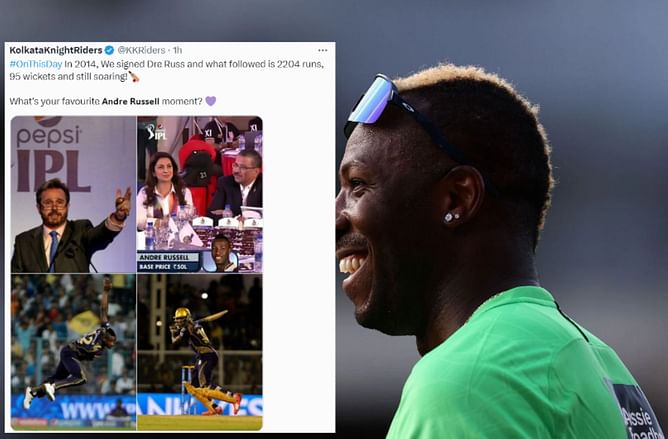 Flashback: When KKR signed Andre Russell at the IPL auction on this day in 2014