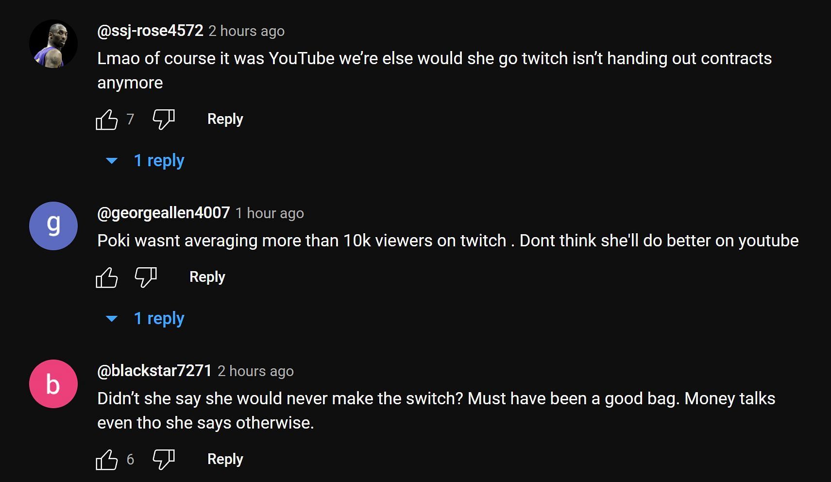 Fans share their thoughts on the streamer&#039;s clip (Image via Streamer Moments/YouTube)