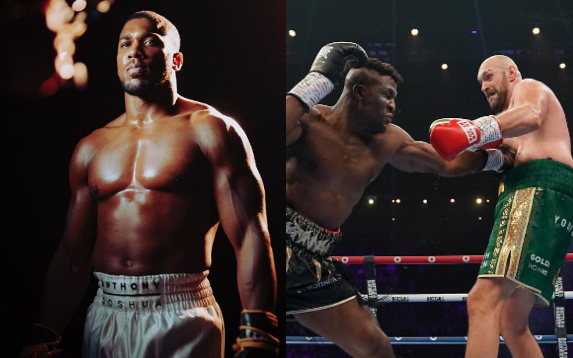 Carl Froch has changed his mind on Tyson Fury vs. Anthony Joshua thanks to Francis Ngannou. [Images via @francisngannou and @anthonyjoshua on Instagram]