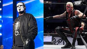 Dustin Rhodes congratulates Sting on becoming AEW World Tag Team Champion