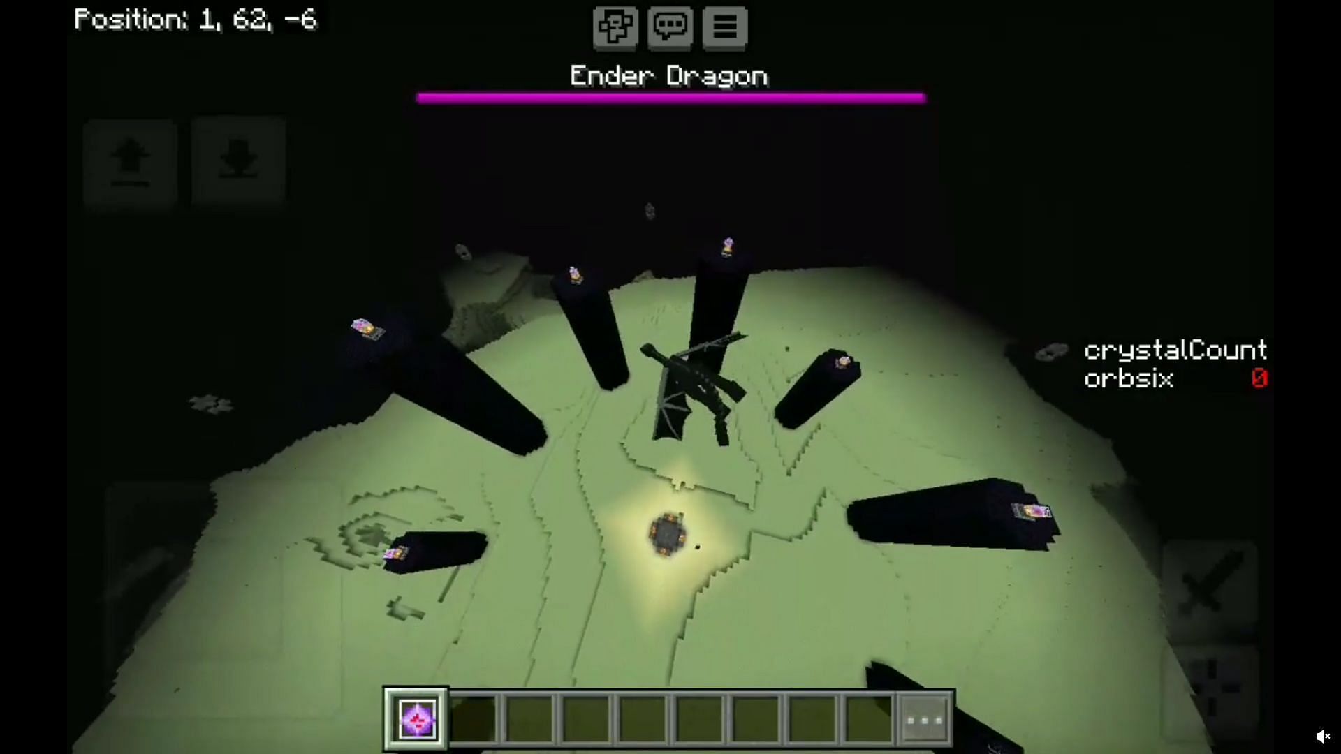 Minecraft Redditor created a cut scene of Ender Dragon respawning in the End (Image via Reddit/u/orbsix)