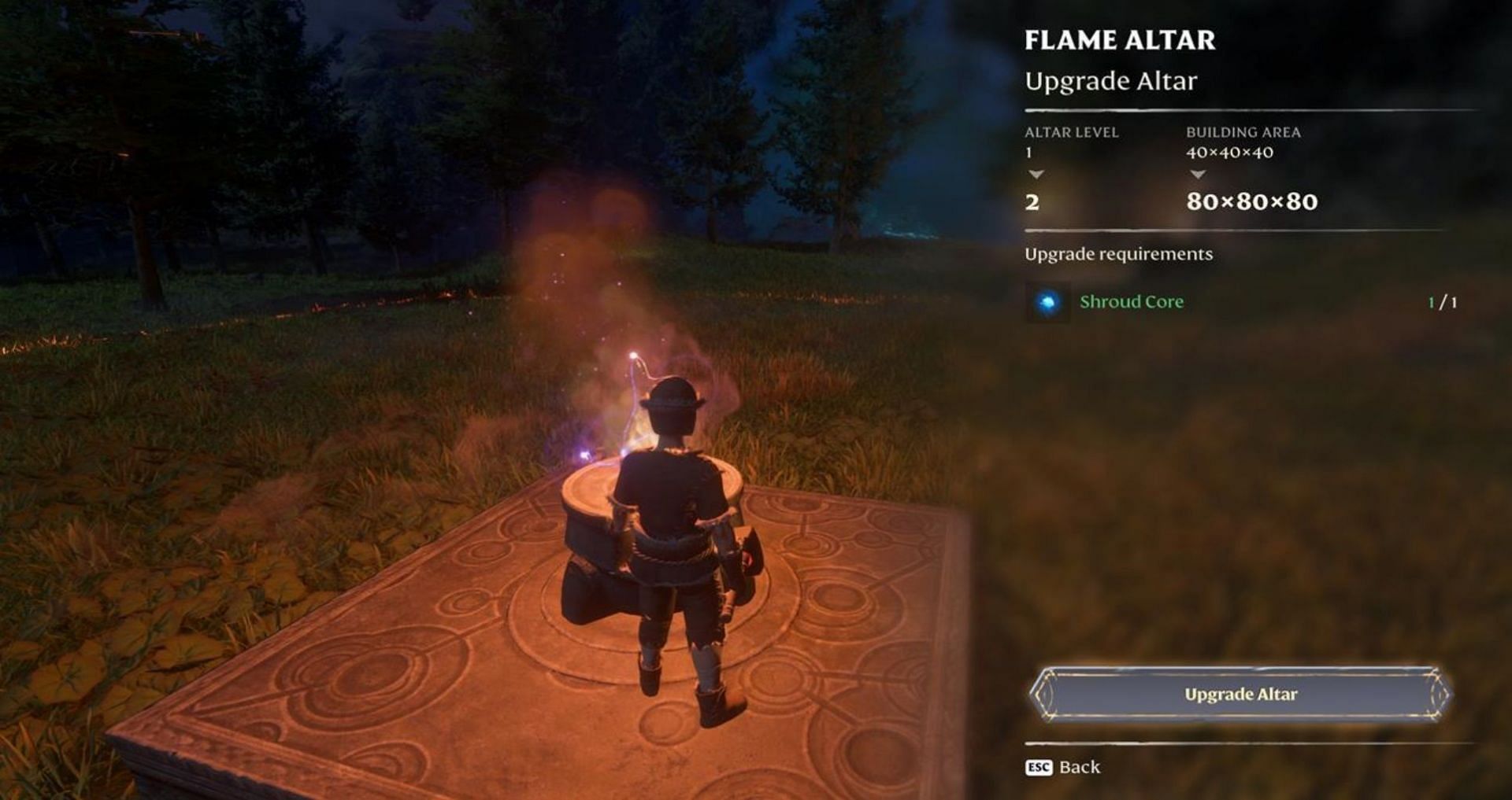 Flame Altars help you fast travel in Enshrouded (Image via Keen Games)