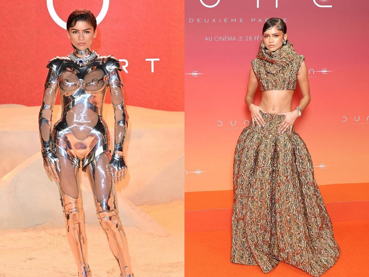 Best Zendaya looks for the Dune 2 movie premiere events (Image via Sportskeeda)