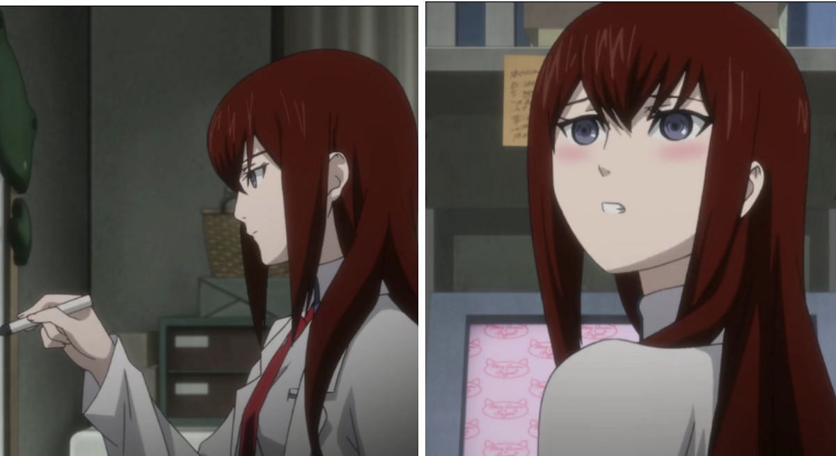 Kurisu Makise in the anime (Image via White Fox)