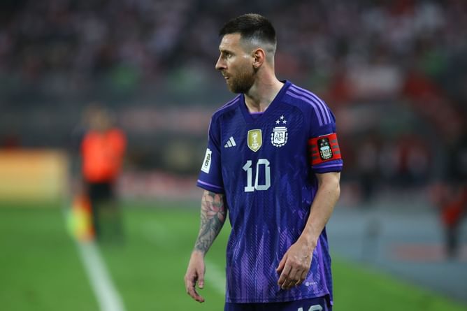 Lionel Messi reacts as Argentina beat Brazil 1-0 to secure Paris Olympics 2024 spot