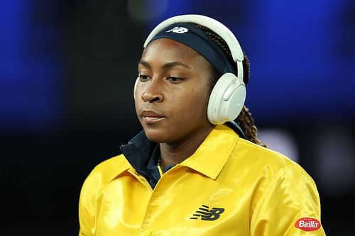 Coco Gauff pictured at 2024 Australian Open