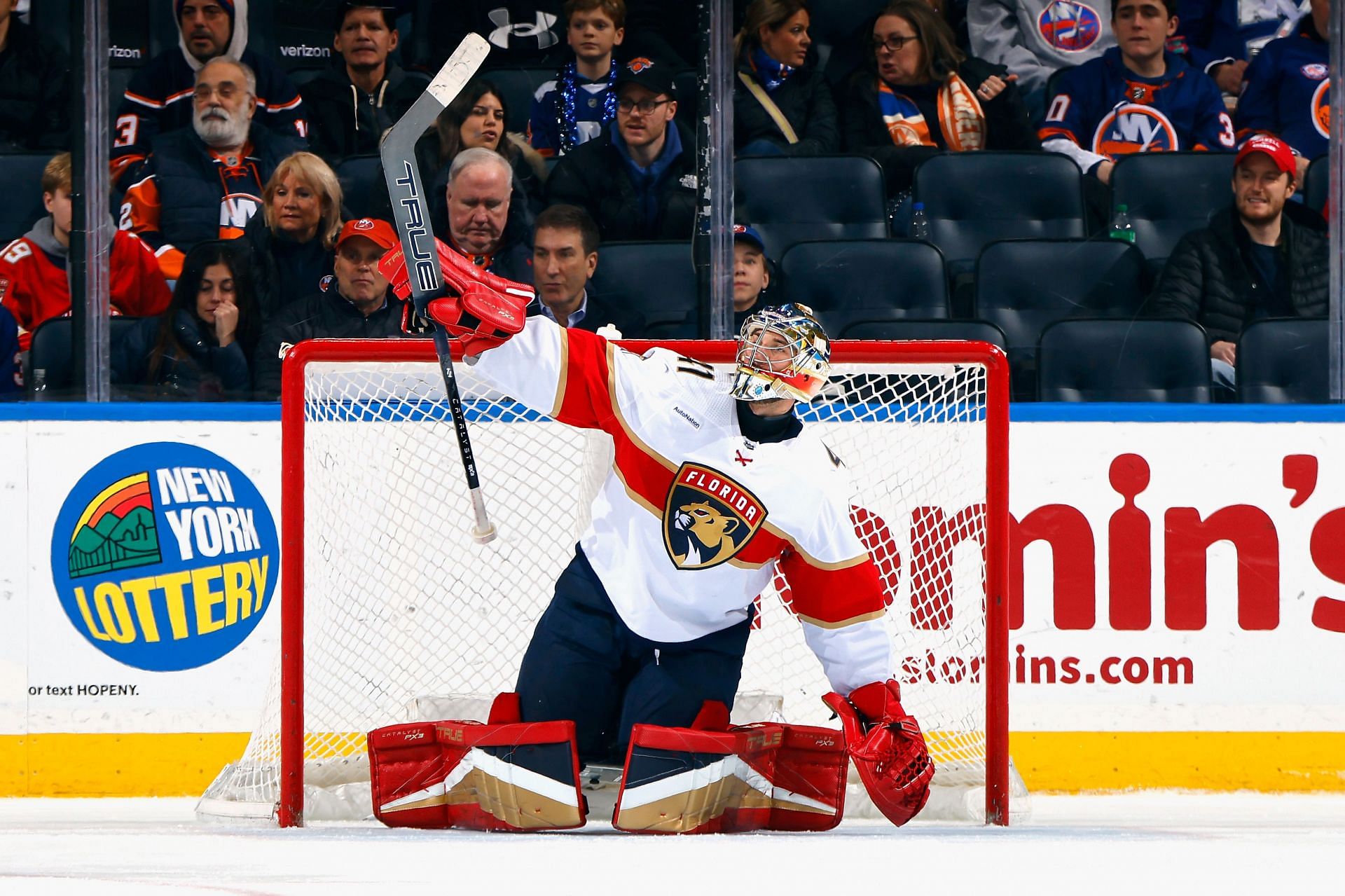 Anthony Stolarz of the NHL&#039;s Florida Panthers