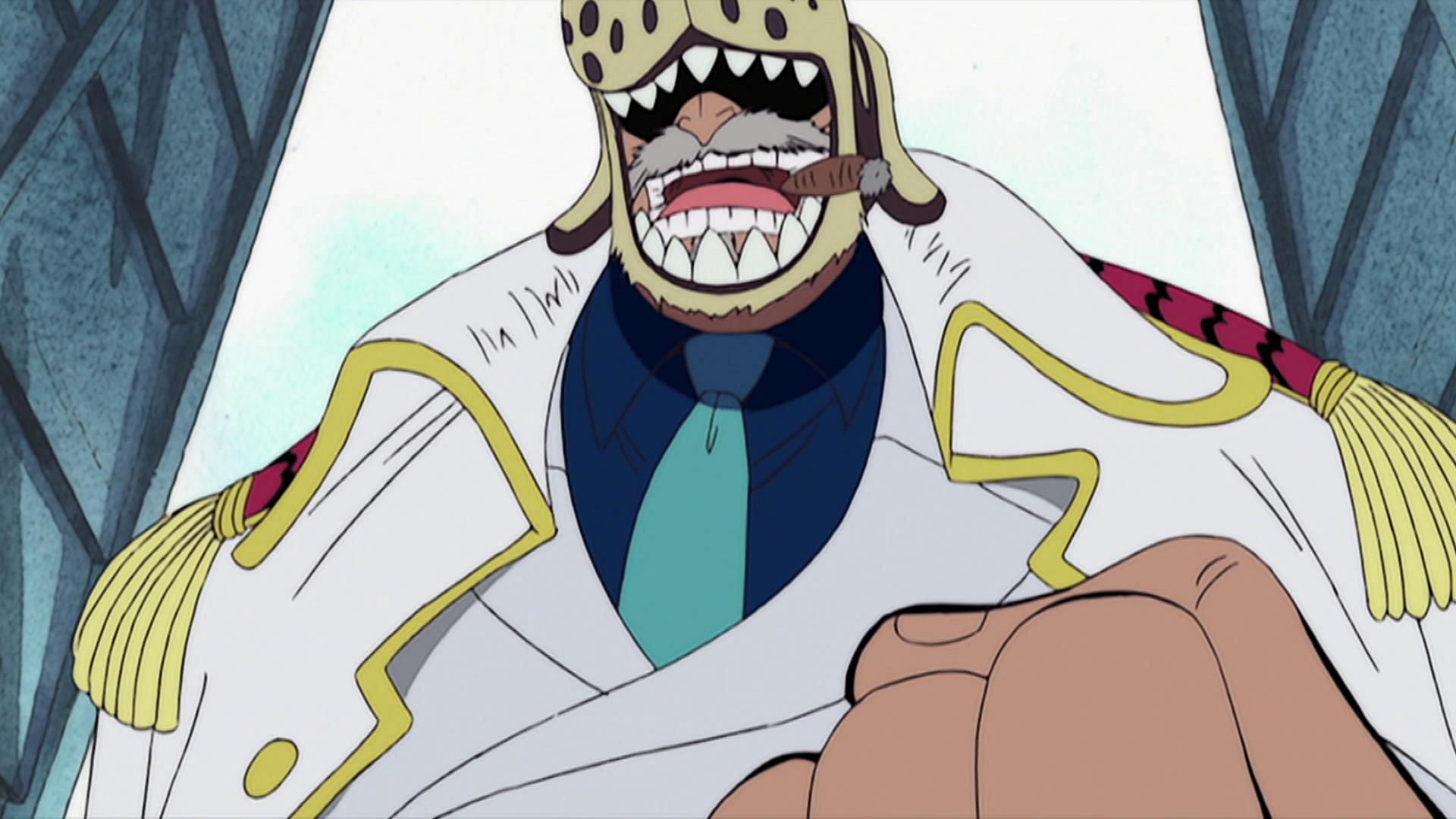 Monkey D. Garp as seen in One Piece (Image via Toei Animation)