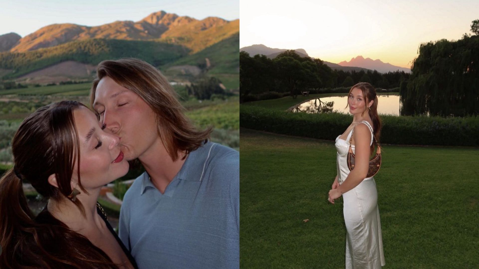 Trevor Lawrence and his wife Marissa are taking a magical vacation in South Africa. 