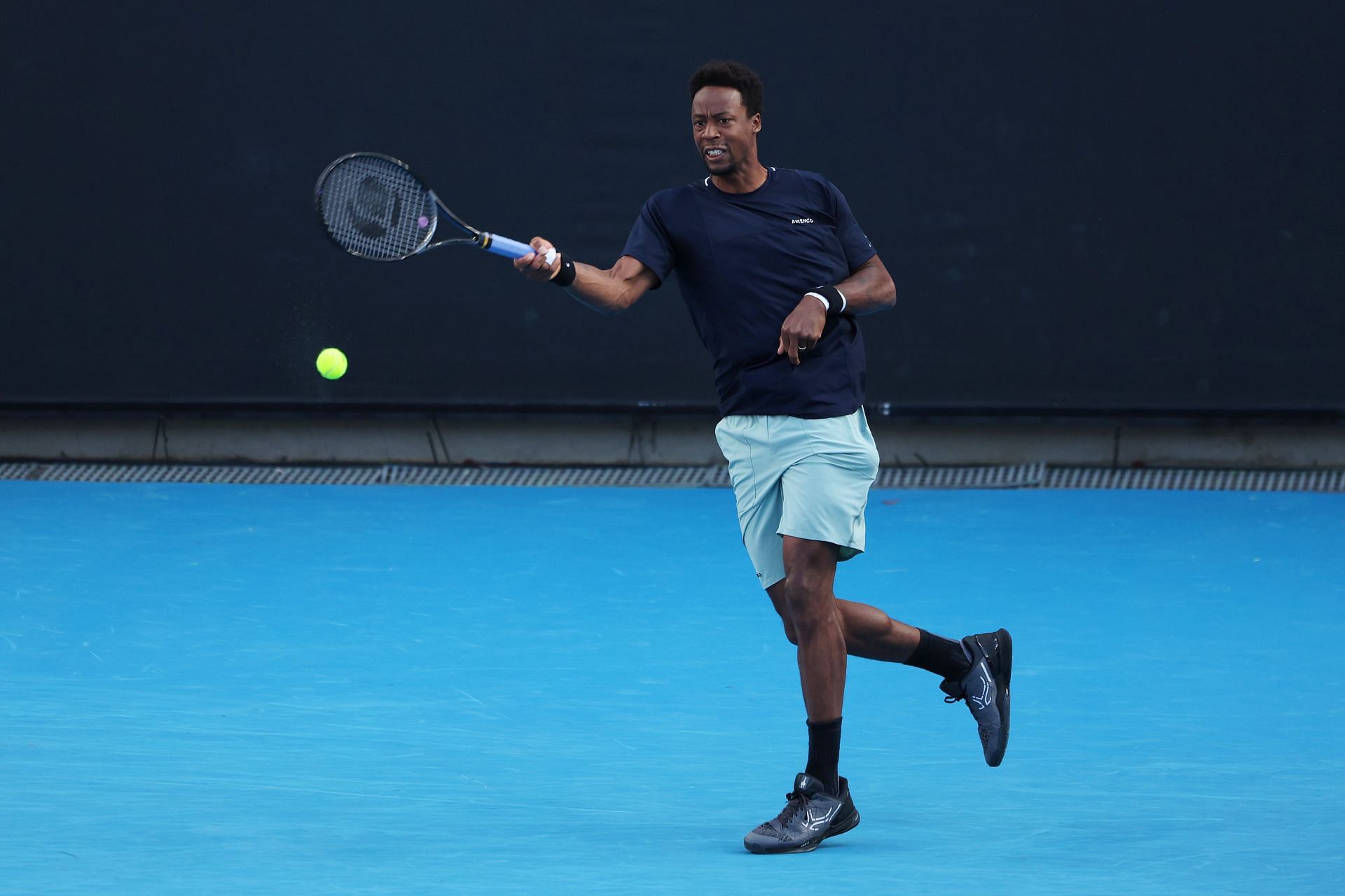 Monfils is aiming to reach his first final of the season at the Qatar Open.