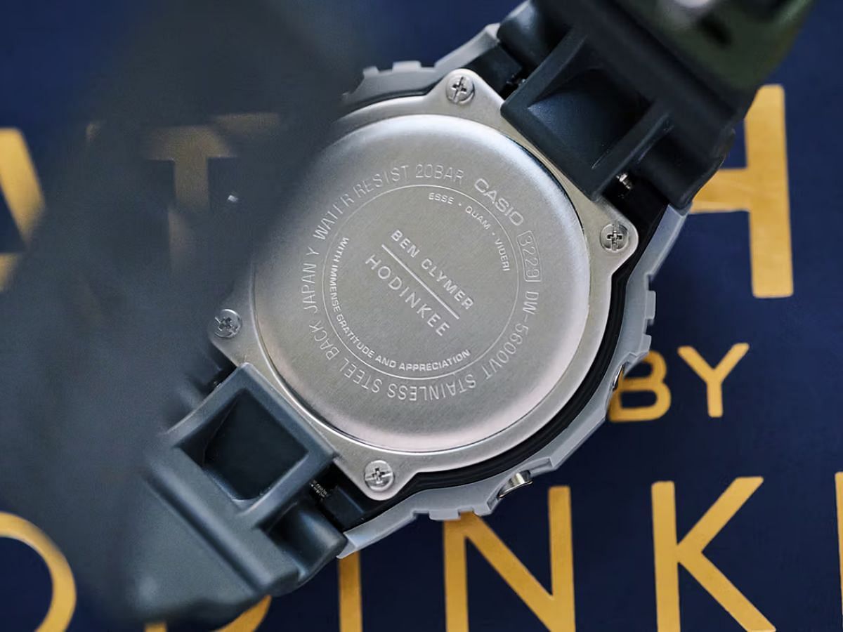 Hodinkee x Ben Clymer x G-SHOCK Ref. 5600 watch (Image via Hodinkee)