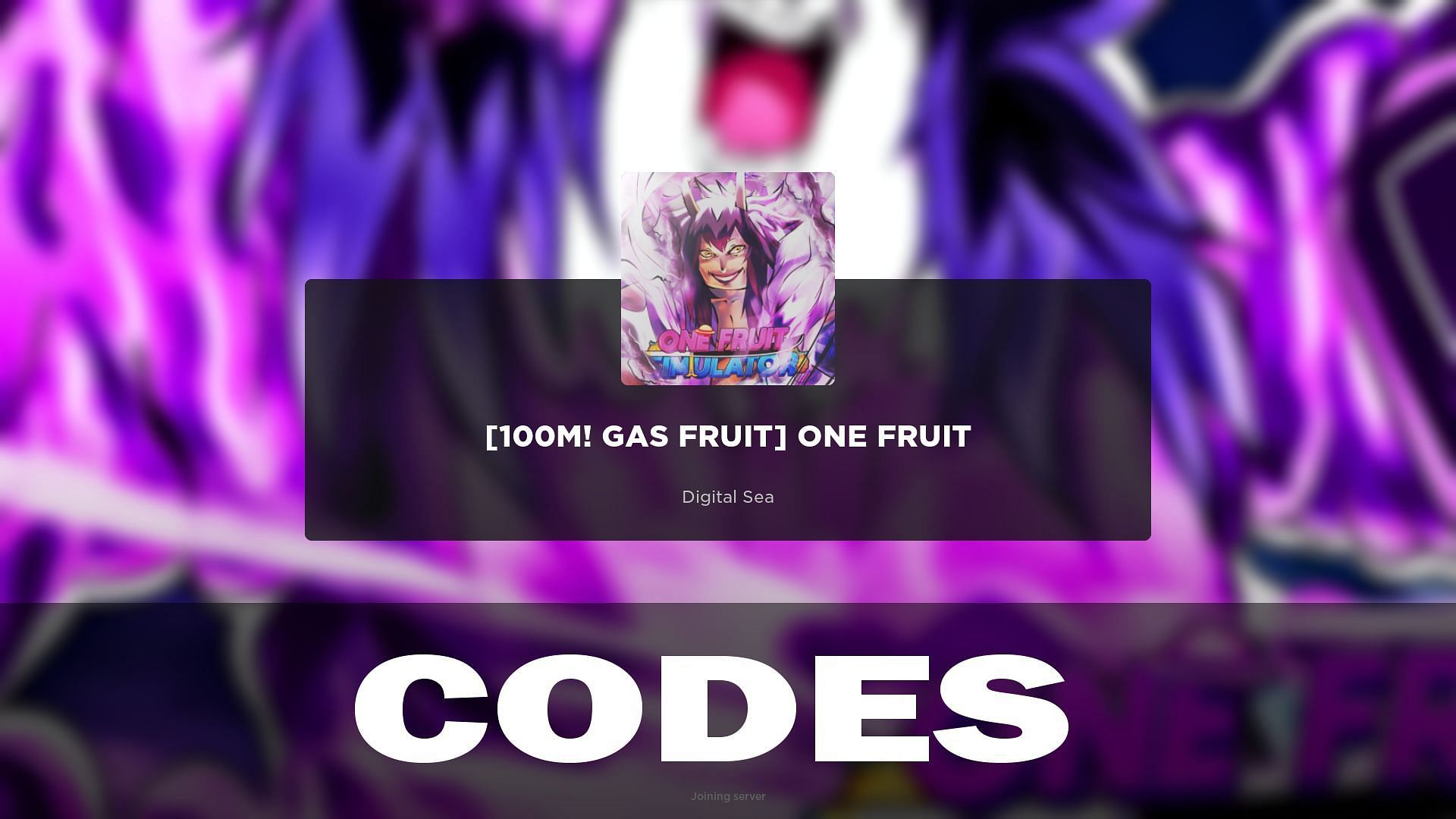 One Fruit Simulator codes