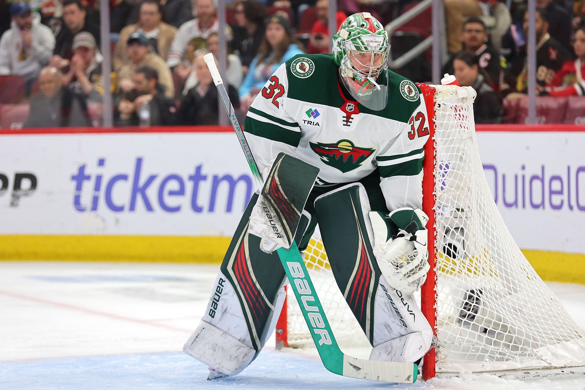 Filip Gustavsson will most likely start for the Wild. 