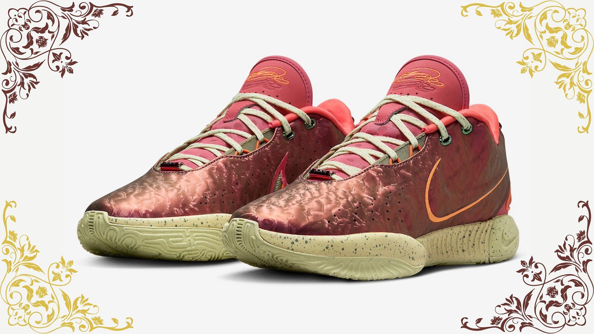 Nike LeBron 21 Queen Conch sneakers (Image via YouTube/@inboxtogo)