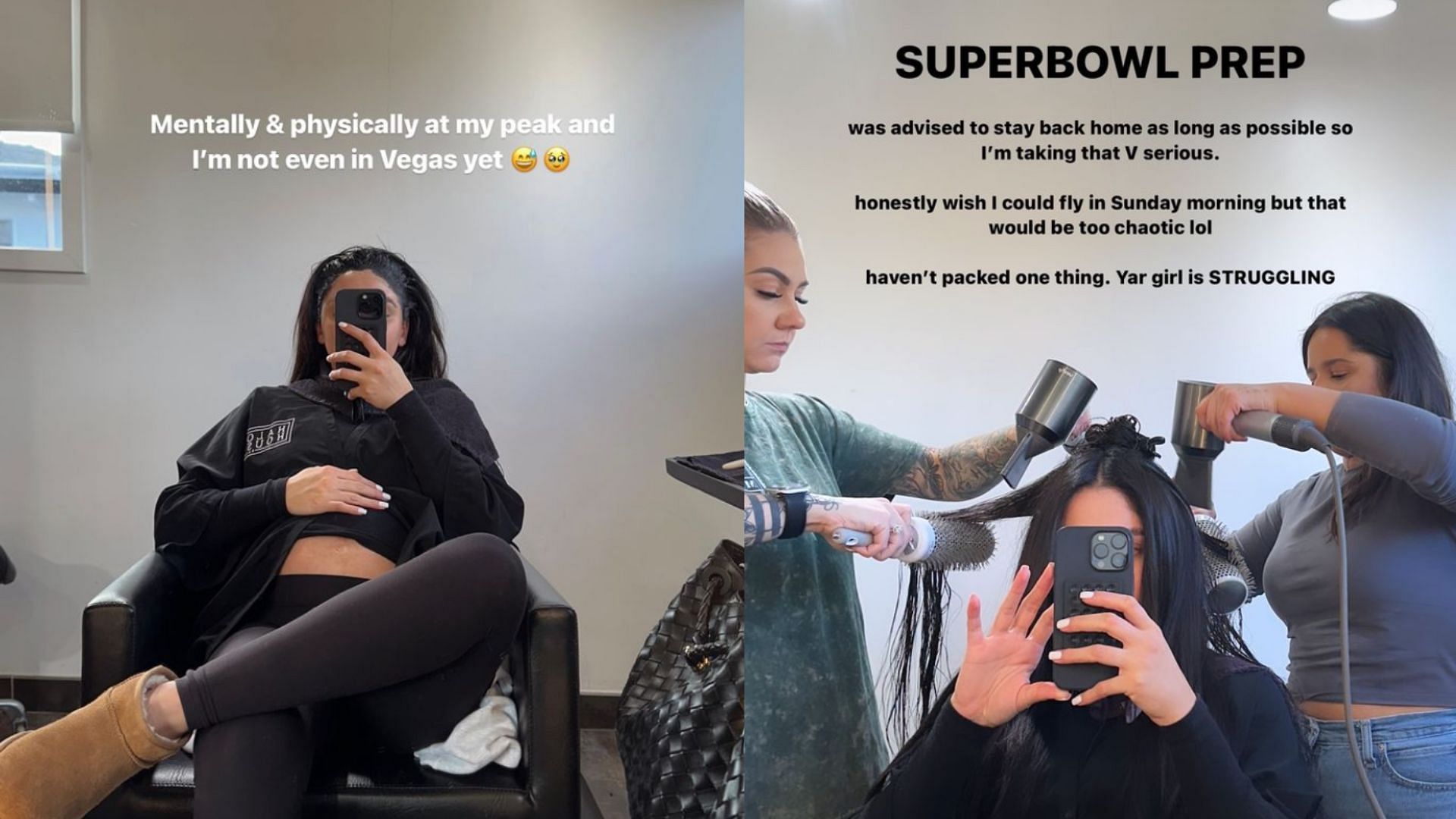 Sydney Warner shared the precautions she is taking in order to attend the Super Bowl, as she is just weeks from having her first baby.