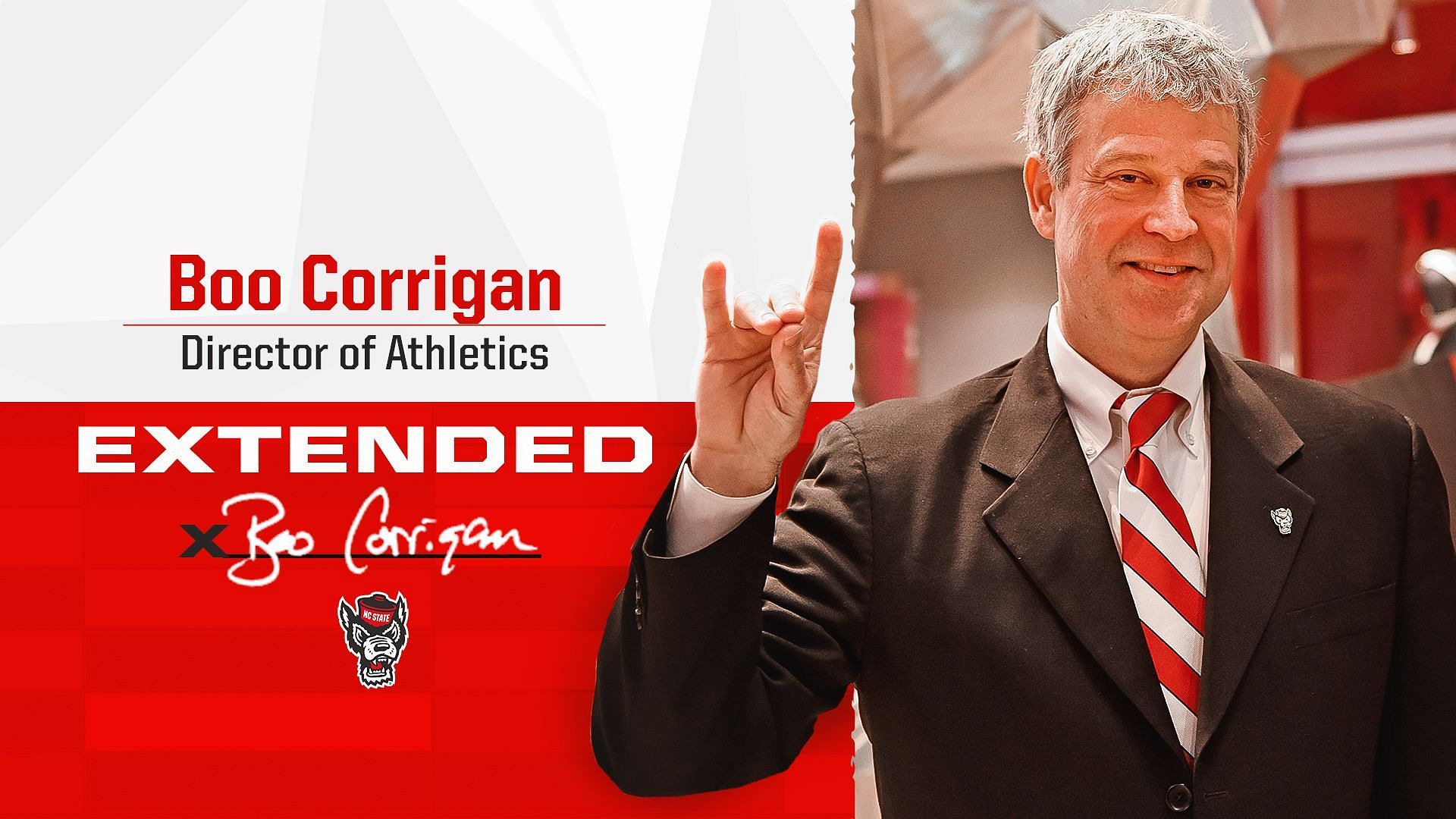Boo Corrigan will be at NC State for a long time