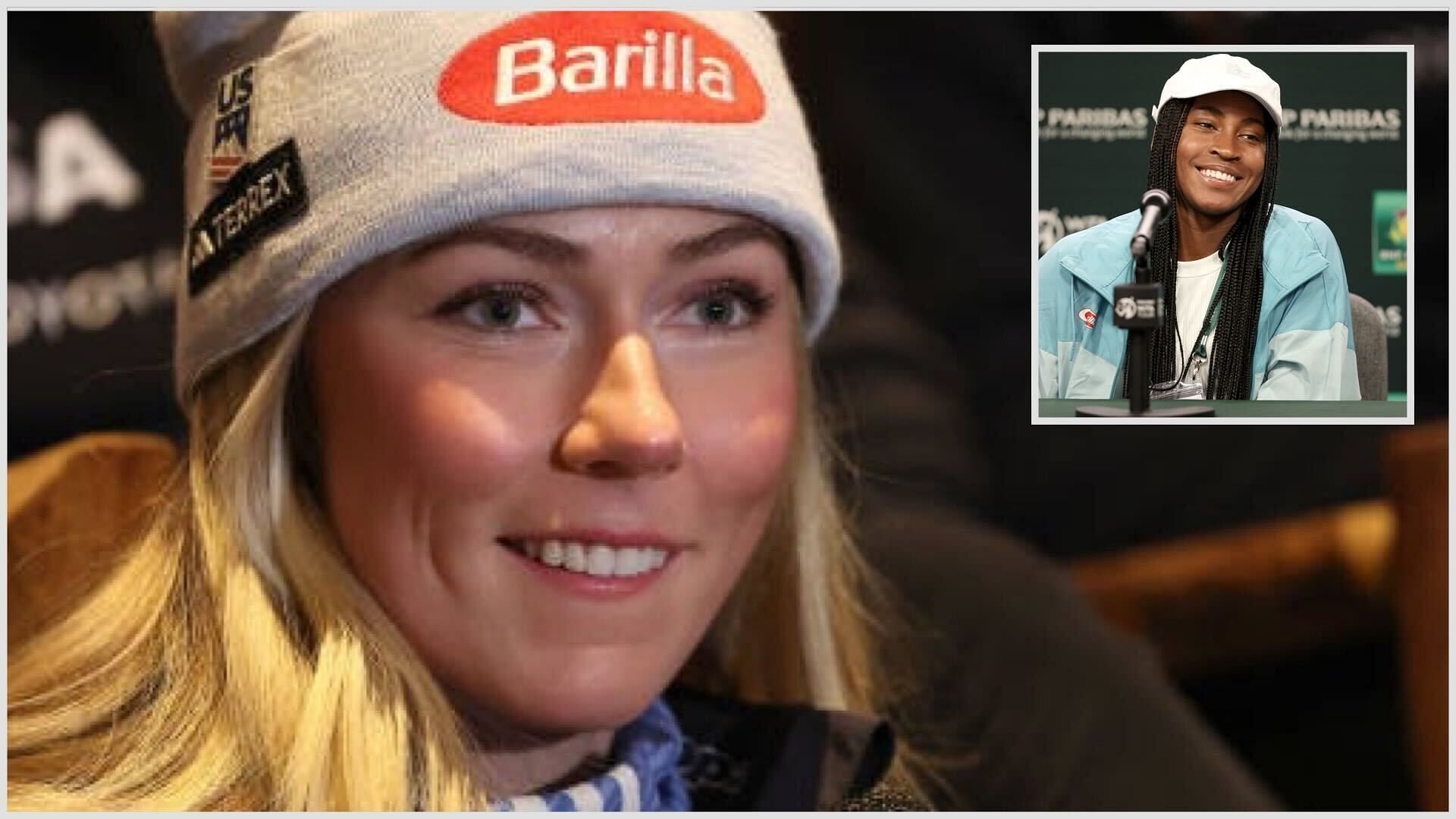 Mikaela Shiffrin congratulated Coco Gauff for being named in TIME magazine