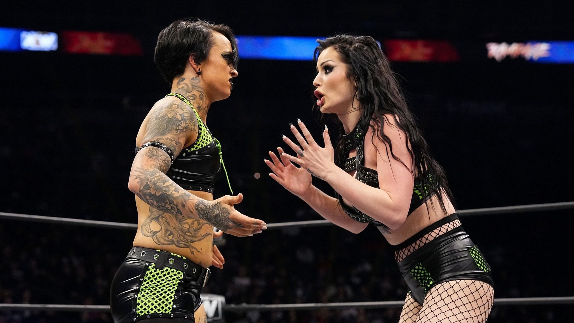Ruby Soho and Saraya have not had the best friendship as of late [Photo courtesy of AEW