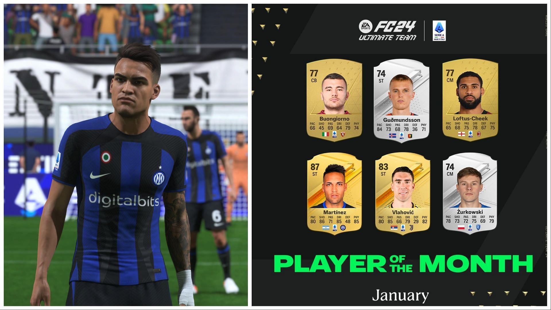 Serie A POTM nominees have been revealed (Images via EA Sports)