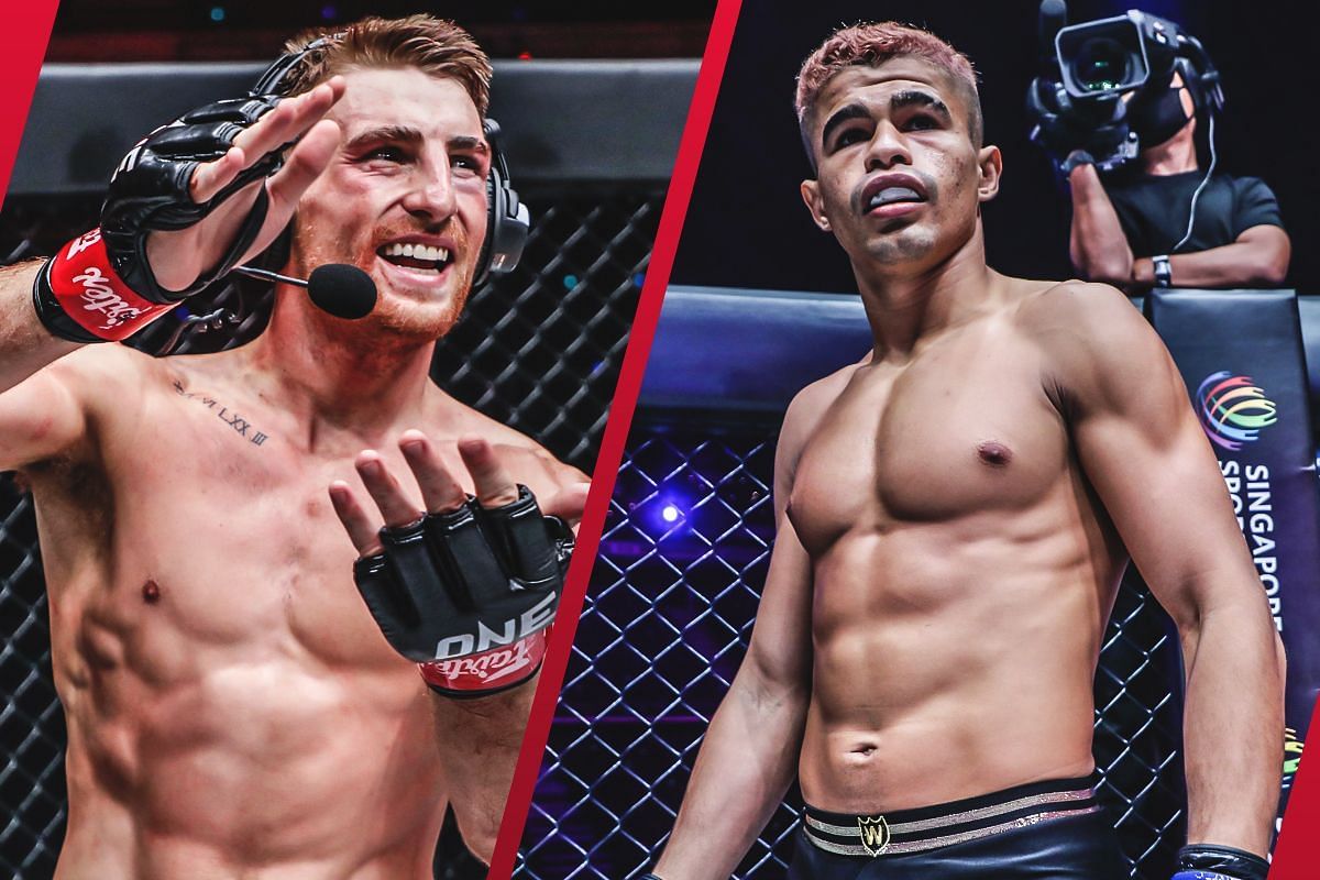 Jonathan Haggerty (left) and Fabricio Andrade (right) | Image credit: ONE Championship