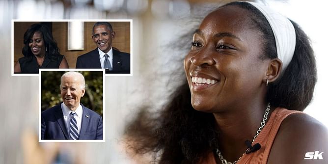 Coco Gauff: "Meeting Michelle & Barack Obama was something that'd never happen if it wasn't for tennis; also I got to speak with President Joe Biden"