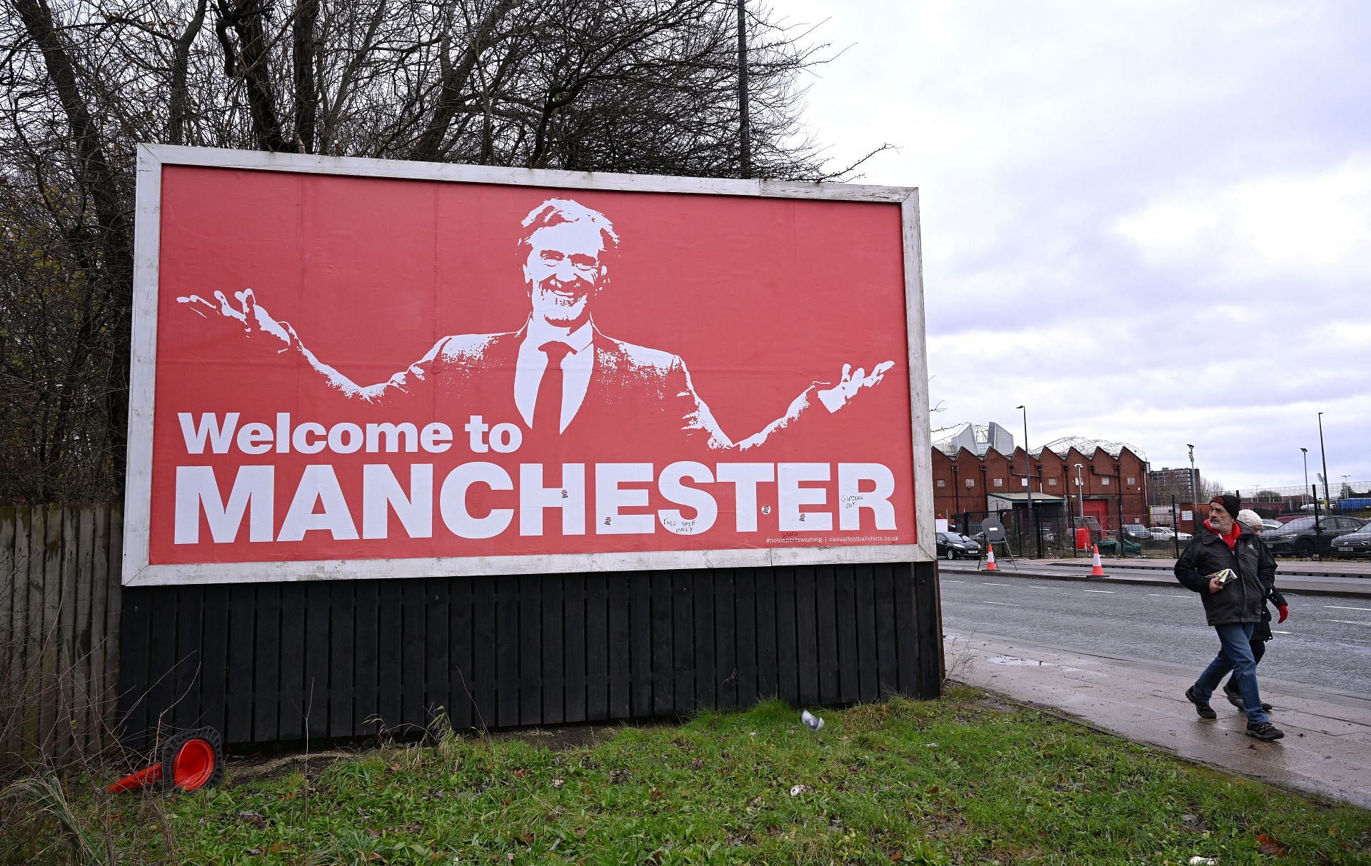 Sir Jim Ratcliffe has arrived at Old Trafford.