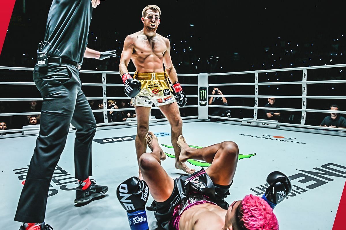 Jonathan Haggerty and Fabricio Andrade - Photo by ONE Championship