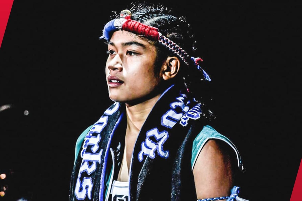 Jackie Buntan walks out to the ring before her fight | Image credit: ONE Championship