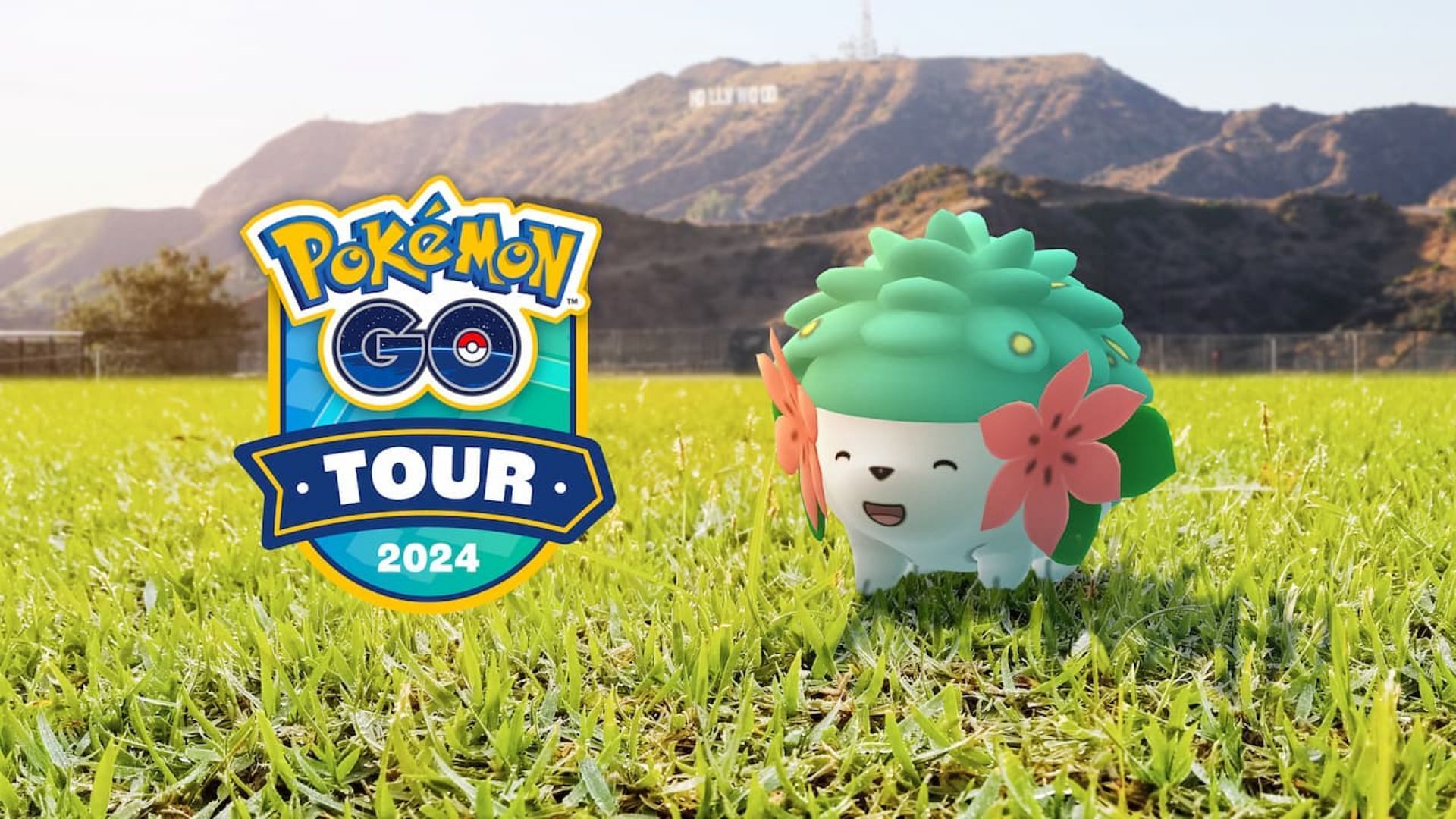 Shaymin in the GO Tour 2024 poster (Image via TPC)