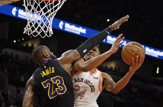 San Antonio Spurs vs LA Lakers Game Player Stats and Box Scores for February 23, 2024