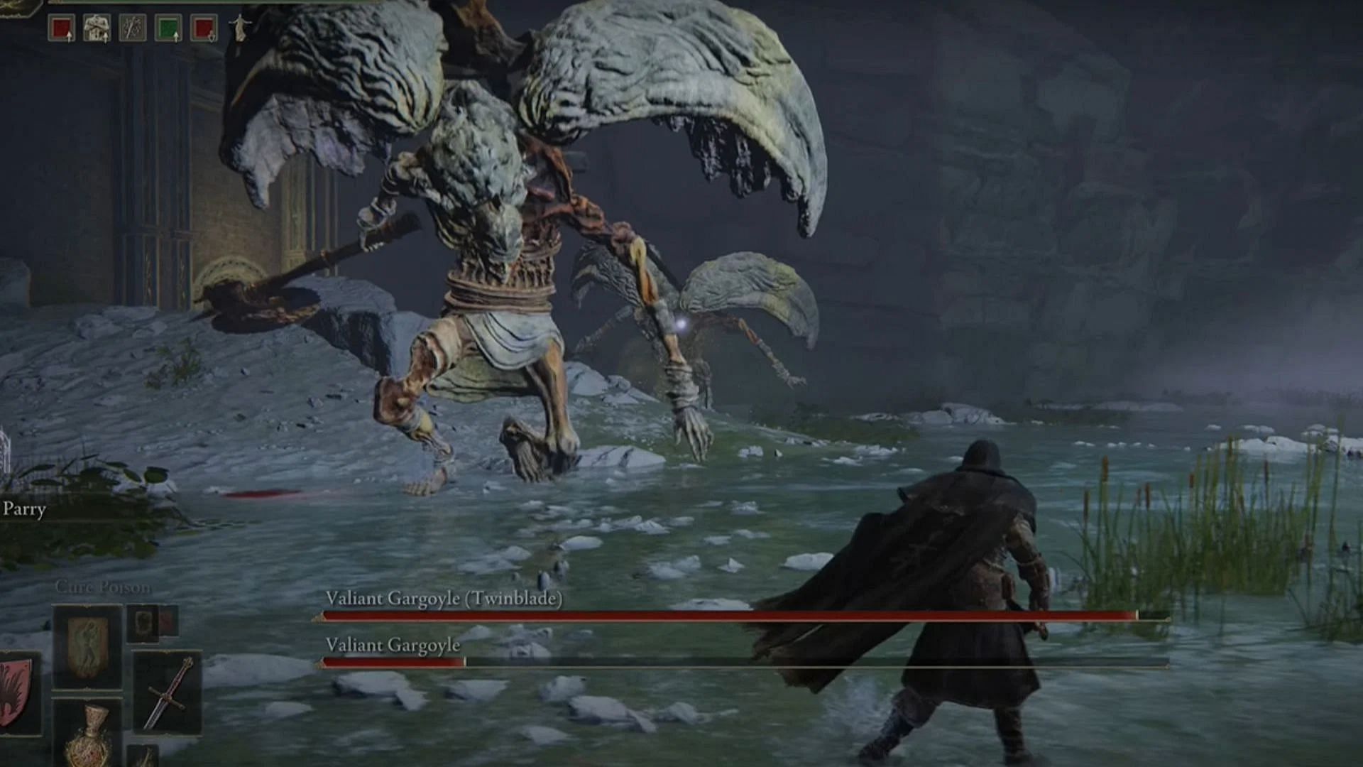 Valiant Gargoyle is one of the most challenging mid-game encounters in Elden Ring (Image via FromSoftware)